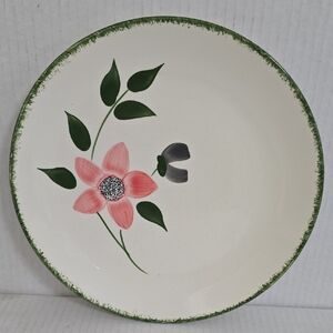 Vintage Handpainted Blue Ridge / Southern Pottery 9 1/2 Inch Pinkie Plate